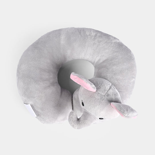 Baby Neck Pillow Elephant Style | Grey