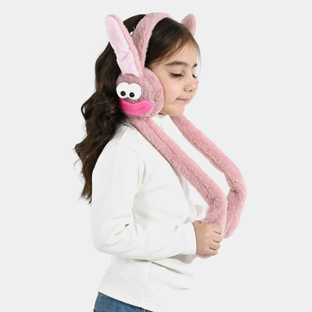 Interactive Moving Ear Plush Winter Earmuffs