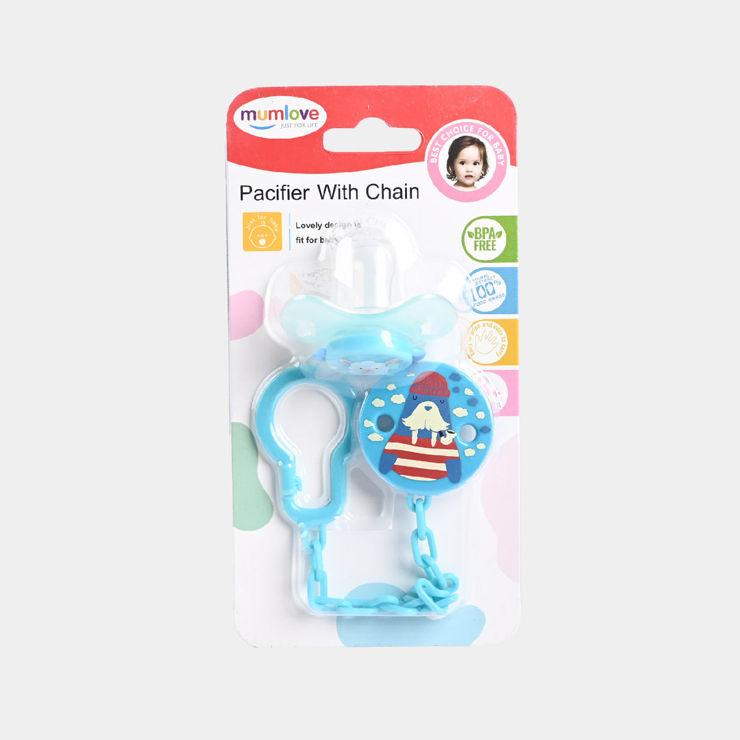 Pacifier With Chain Flower | 3M+