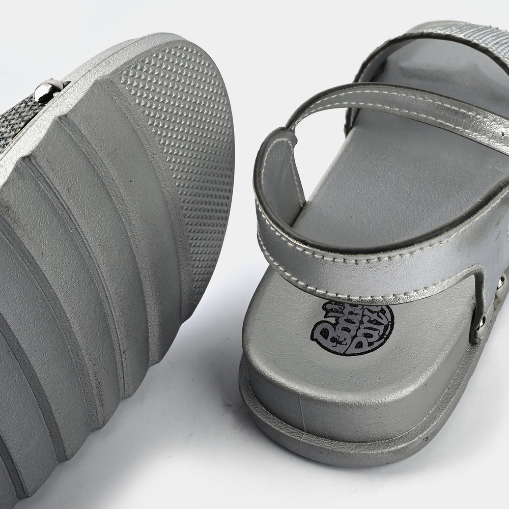 Girls Sandal SA-34-SILVER