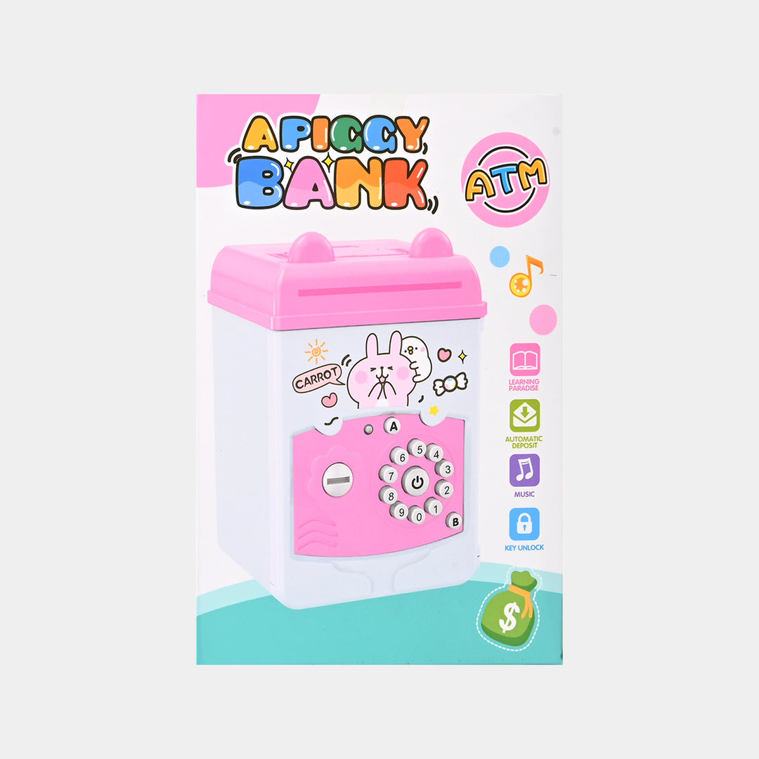 Money Safe Box With Light & Music For Kids