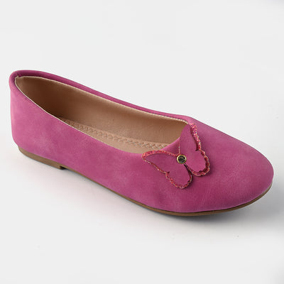 Girls Pumps 1305-Pink