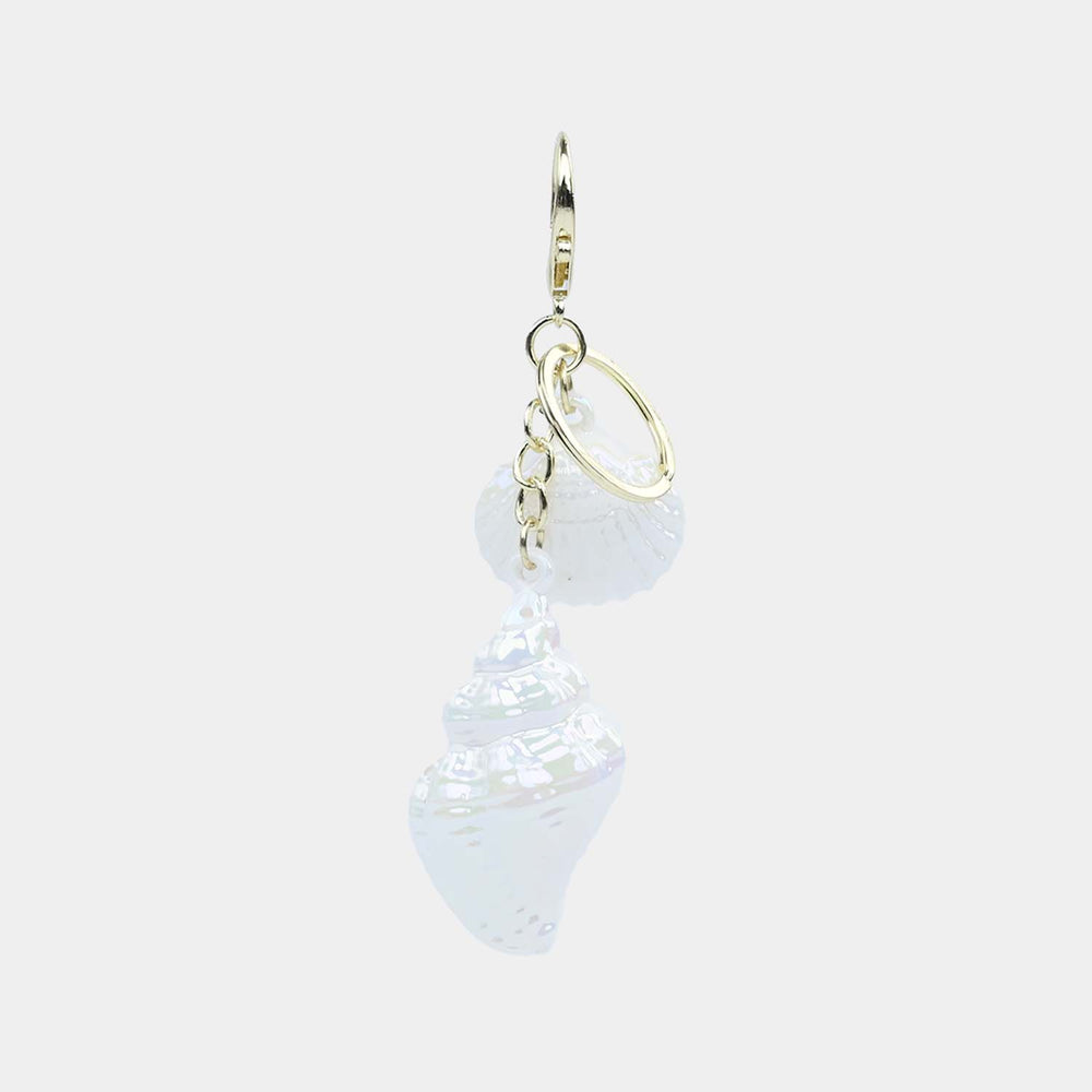 Fancy Decorative Seashell Keychain