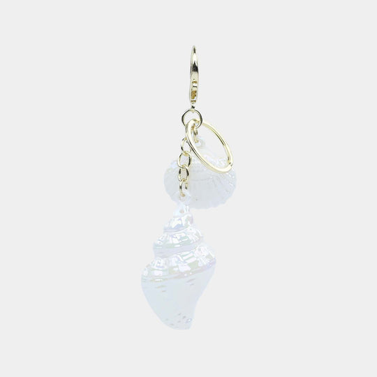 Fancy Decorative Seashell Keychain