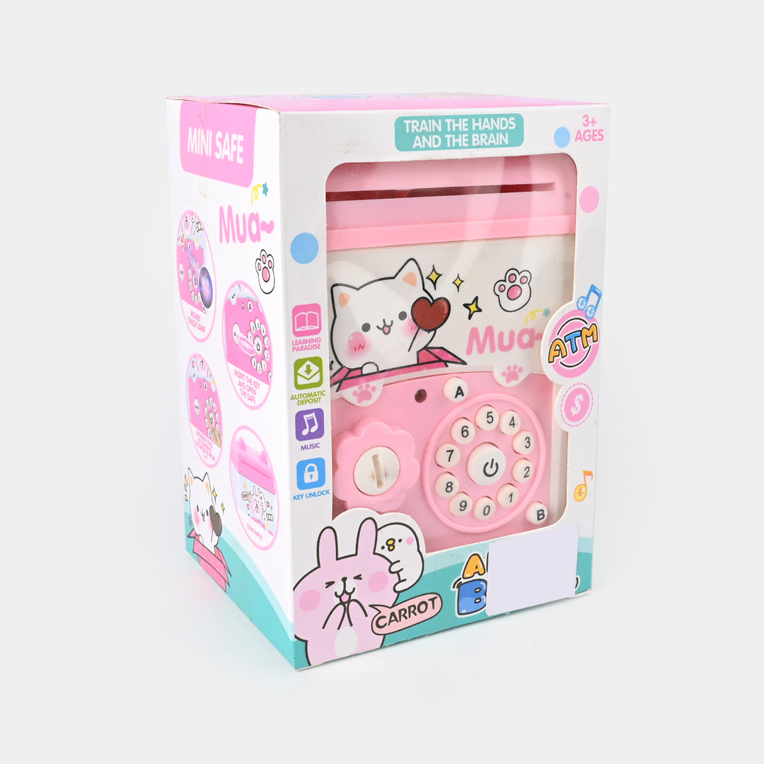 Money Safe Box With Light & Music For Kids