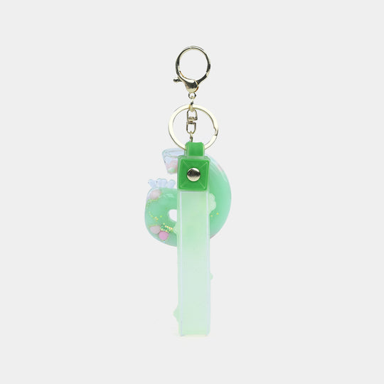 Letter Keychain with Silicone Strap