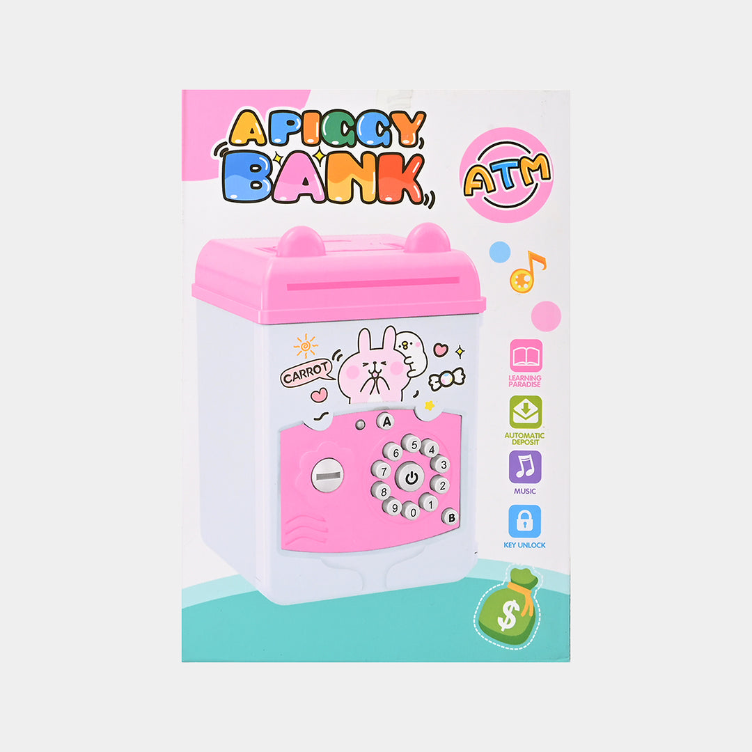 Money Safe Box With Light & Music For Kids