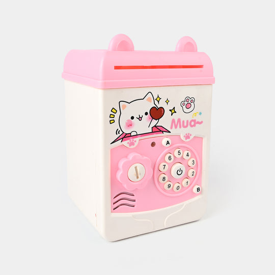 Money Safe Box With Light & Music For Kids