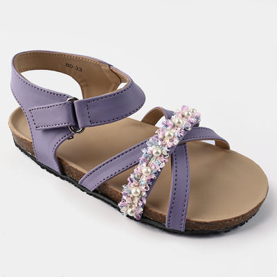 Girls Sandal 80-33-Purple