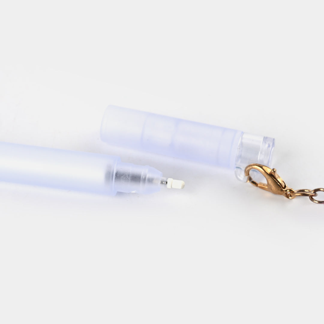 Elegant Ball Pen with Adorable Keychain