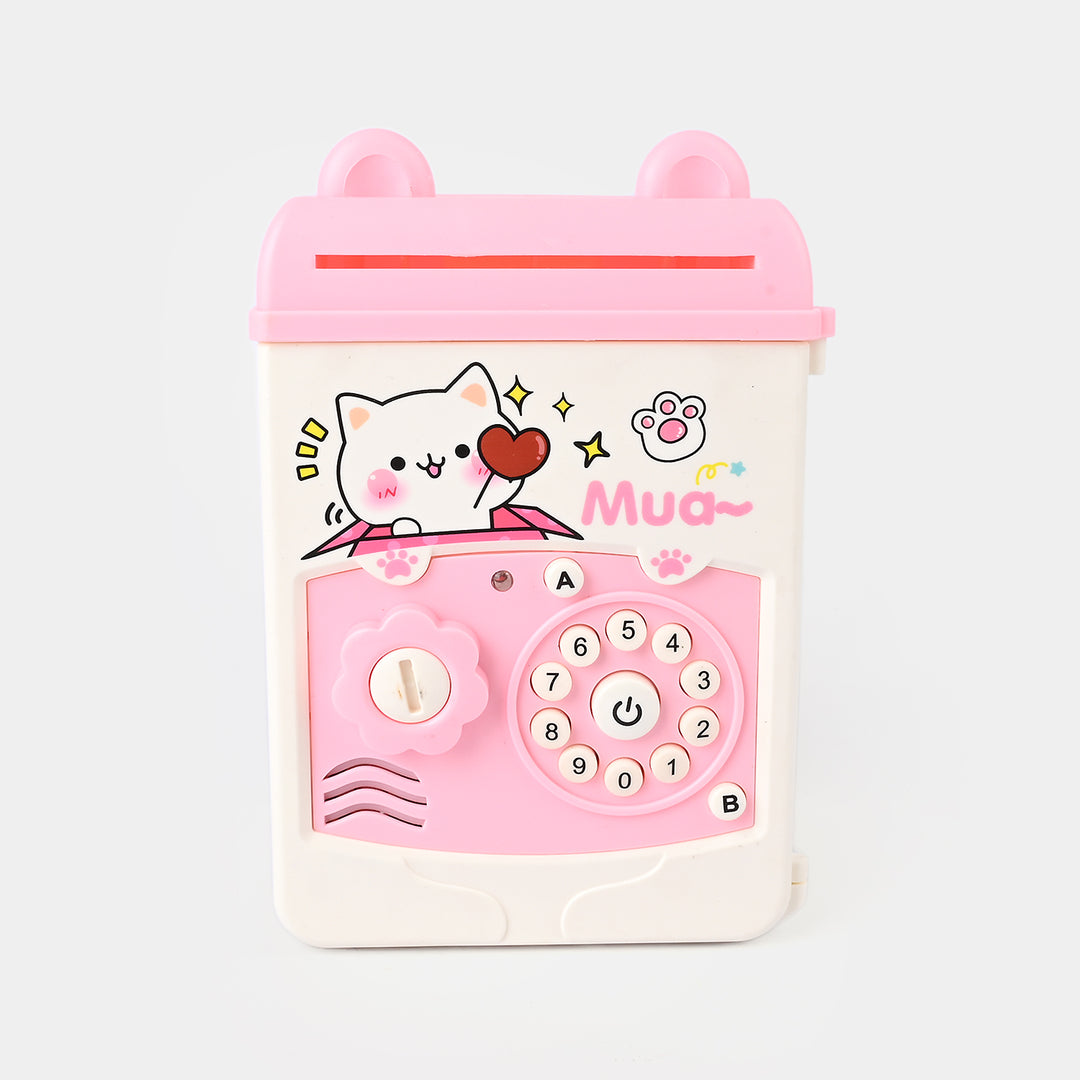 Money Safe Box With Light & Music For Kids