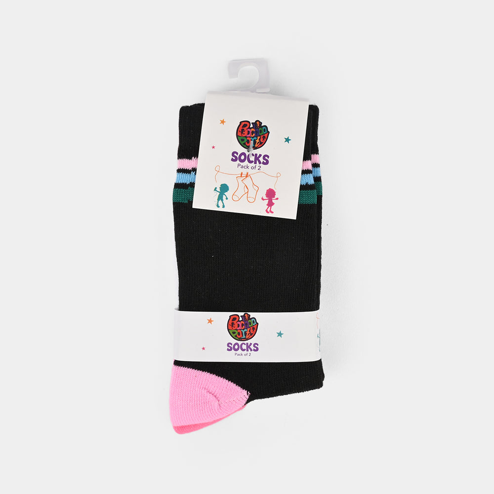 Girls Pack of 2 Socks Power Puff Girls-White