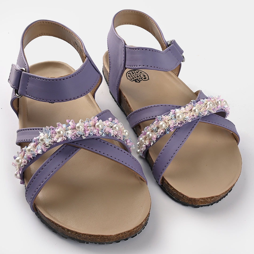 Girls Sandal 80-33-Purple