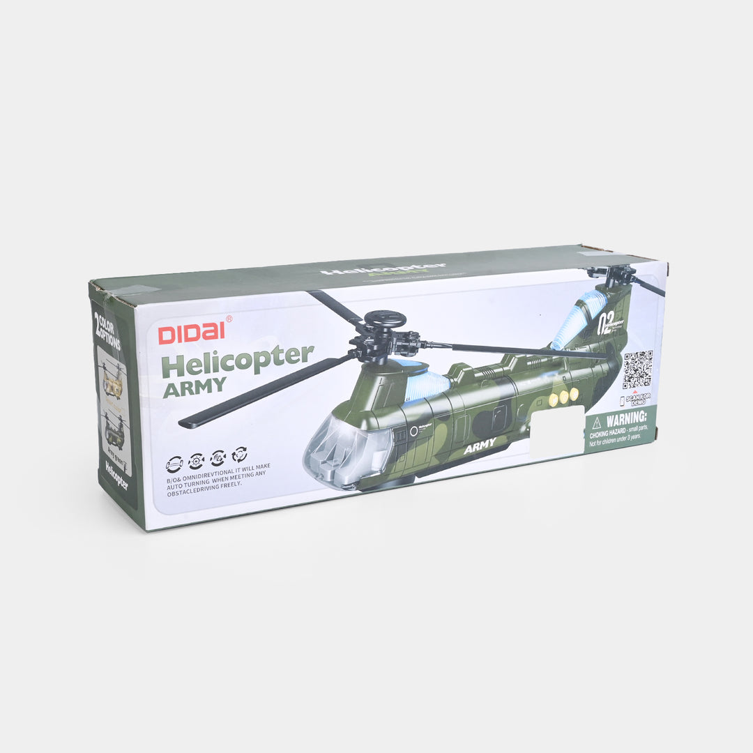 Army Helicopter Toy – Military Style Play Vehicle for Kids