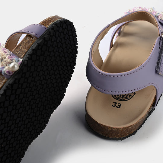 Girls Sandal 80-33-Purple