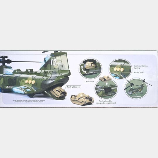 Army Helicopter Toy – Military Style Play Vehicle for Kids