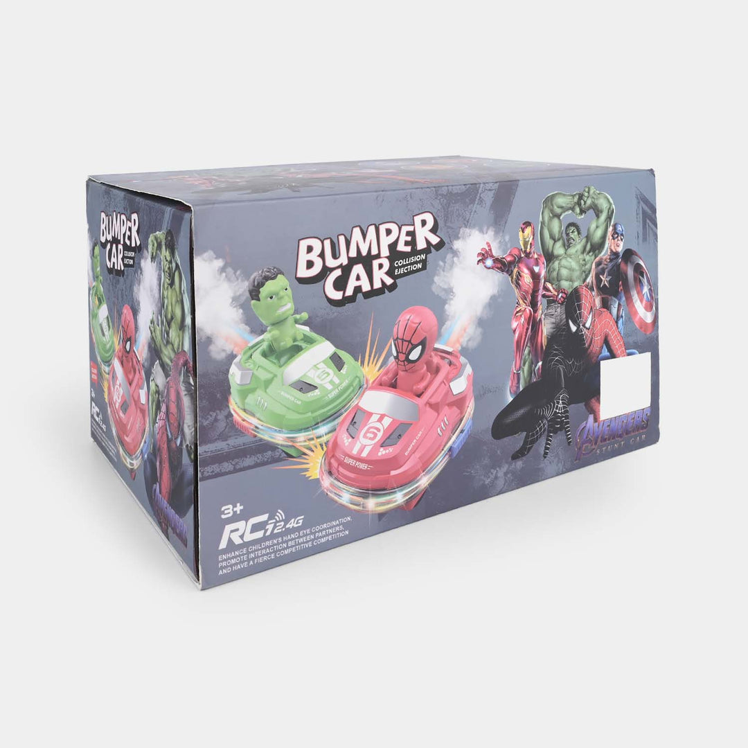 Remote Control Bumper Spray Cars with Light & Sound