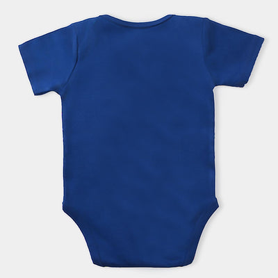 Infant Unisex Romper Mummy & Daddy-B.Blue
