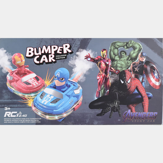 Remote Control Bumper Spray Cars with Light & Sound