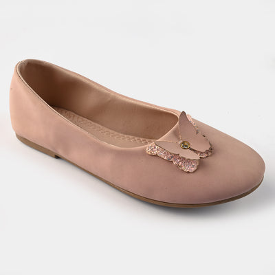 Girls Pumps 1305-Peach