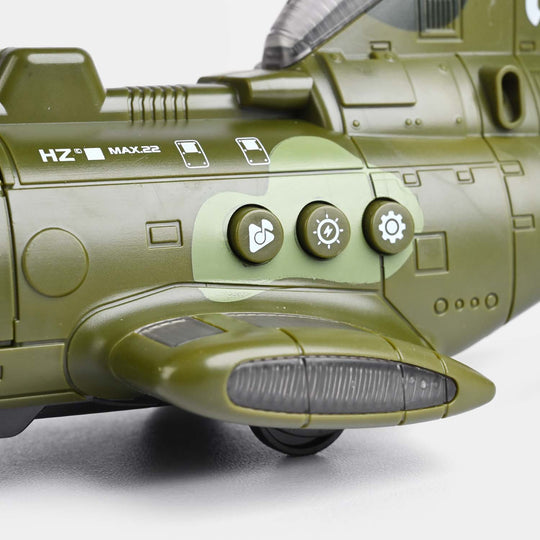 Army Helicopter Toy – Military Style Play Vehicle for Kids