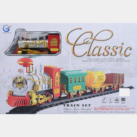 Electric Classic Train Set with Light & Sound