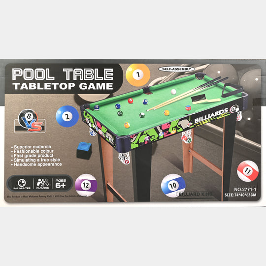 Table Tabletop Pool Game/Snooker