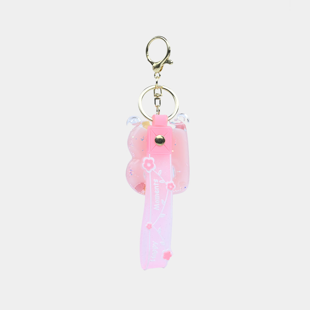 Letter Keychain with Silicone Strap