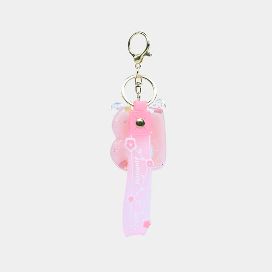 Letter Keychain with Silicone Strap