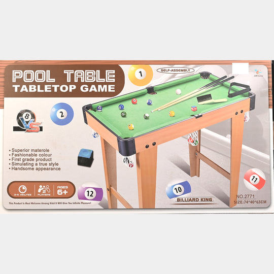 Table Tabletop Pool Game/Snooker