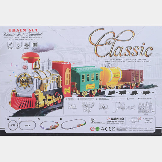 Electric Classic Train Set with Light & Sound