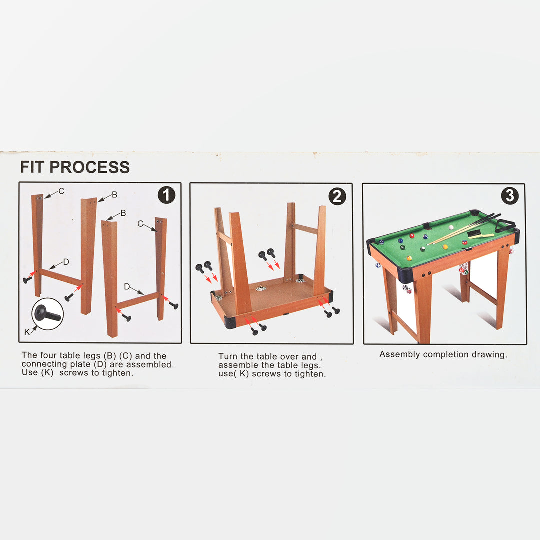 Table Tabletop Pool Game/Snooker