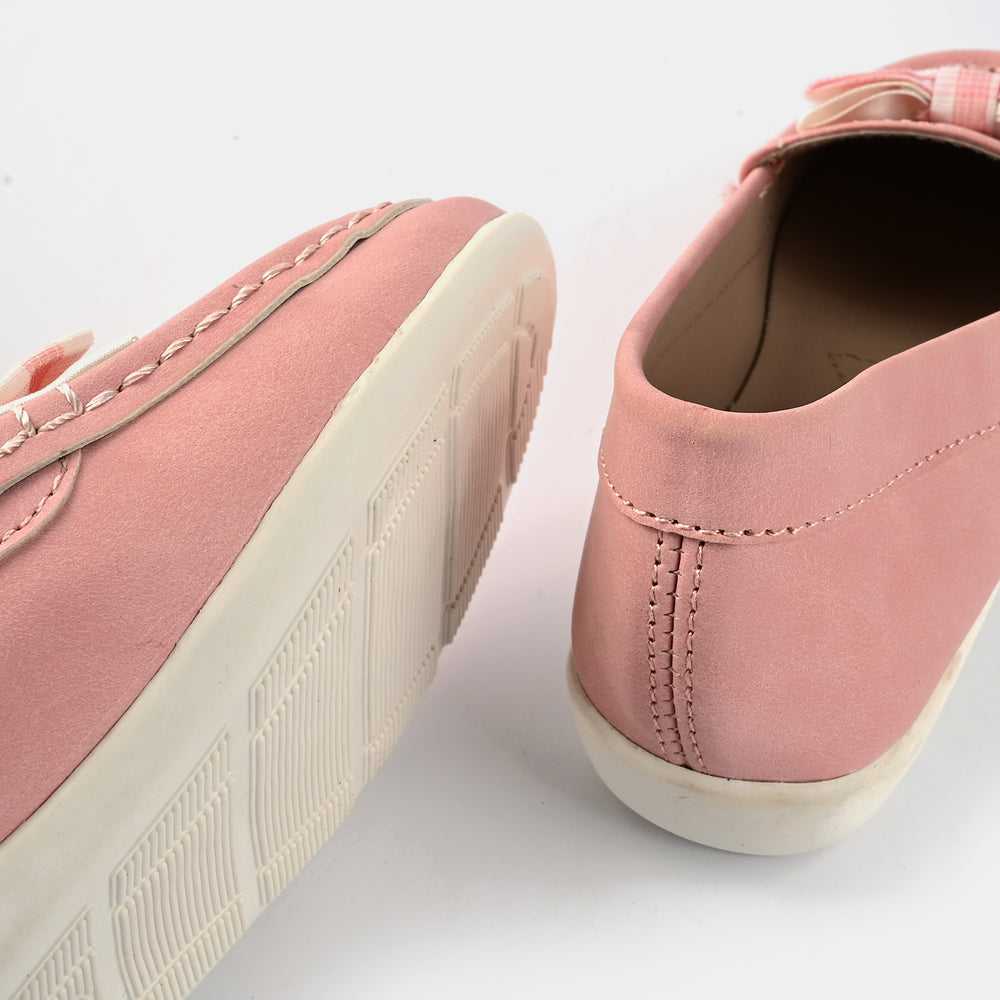 Girls Loafer JV-01-Pink