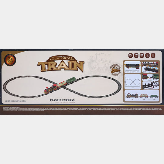 Children's Classic Train and Tracks Play Set