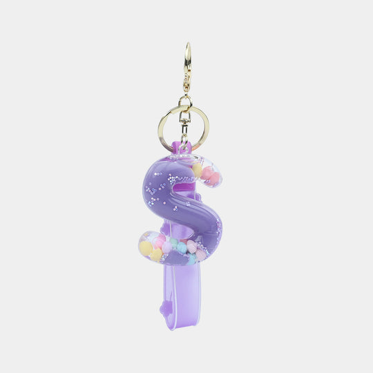 Letter Keychain with Silicone Strap