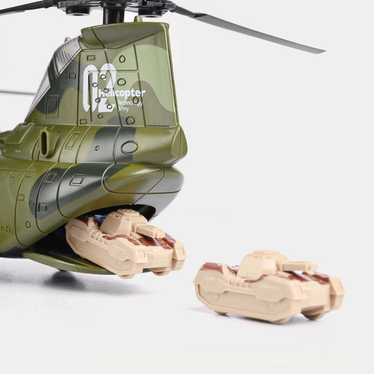 Army Helicopter Toy – Military Style Play Vehicle for Kids