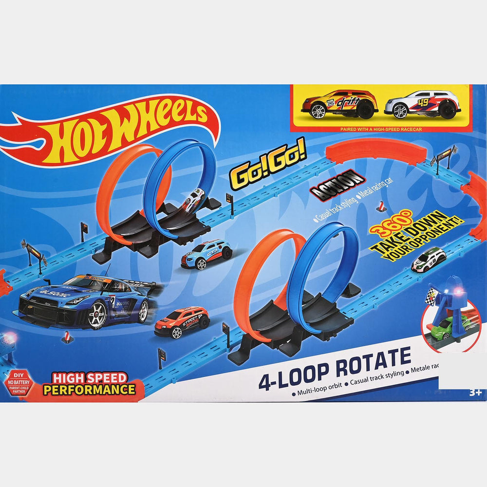 Racing Track High Speed Pullback Cars | 48Pcs