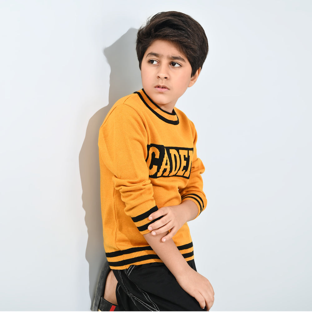 Boys Acrylic Sweater-Academy-Citrus