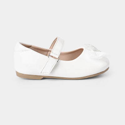 Girls Pumps 11-45-White