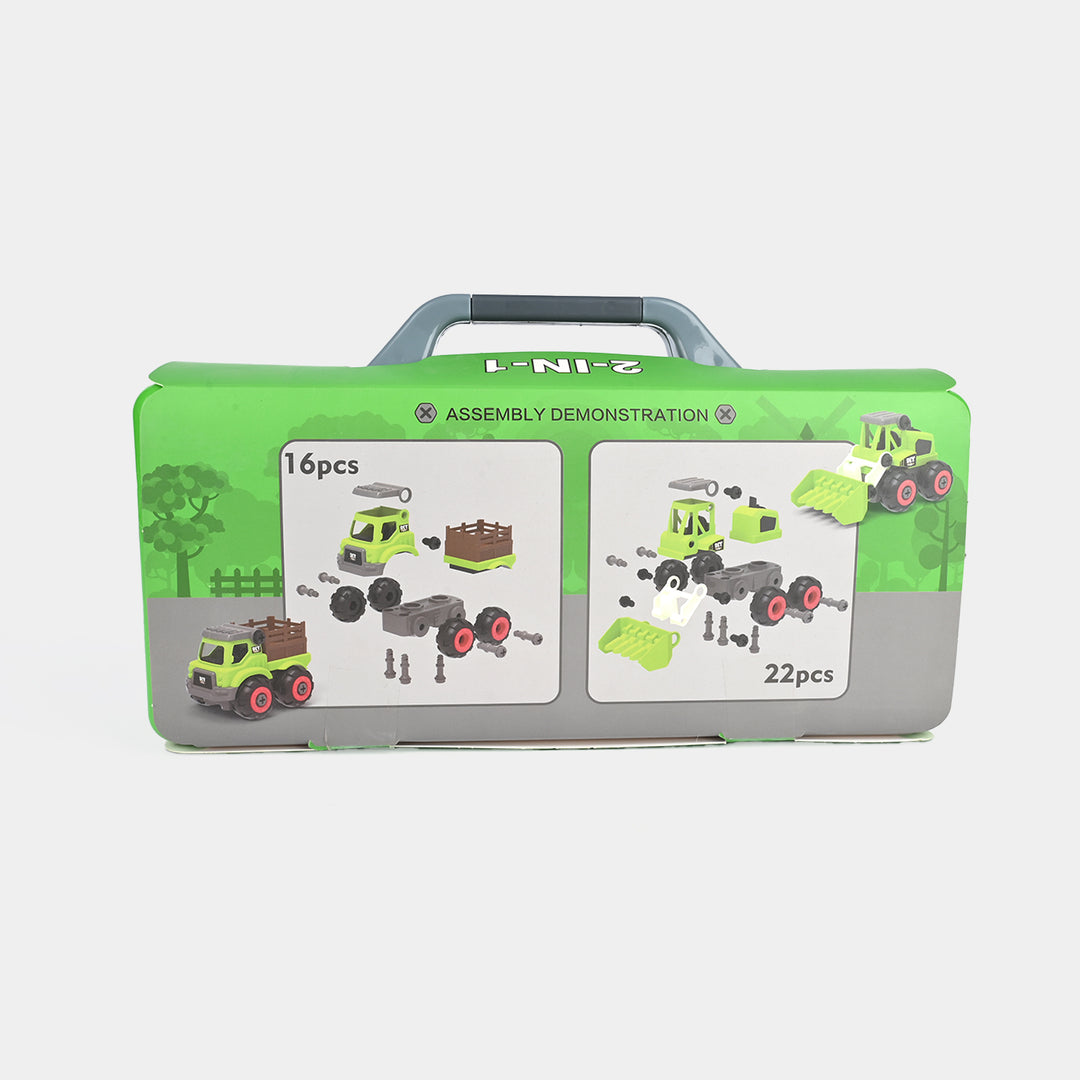 DIY 2-in-1 Truck Assembly Toy for Kids