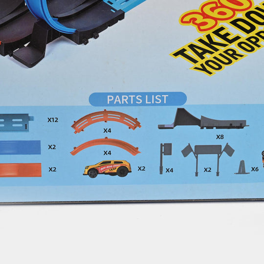 Racing Track High Speed Pullback Cars | 48Pcs