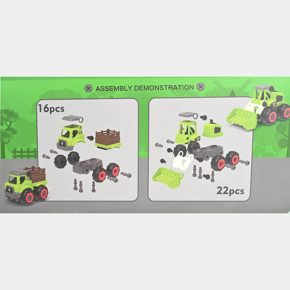 DIY 2-in-1 Truck Assembly Toy for Kids