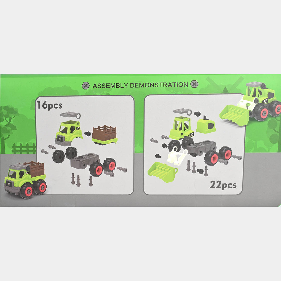 DIY 2-in-1 Truck Assembly Toy for Kids