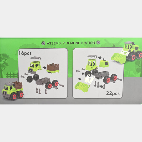 DIY 2-in-1 Truck Assembly Toy for Kids