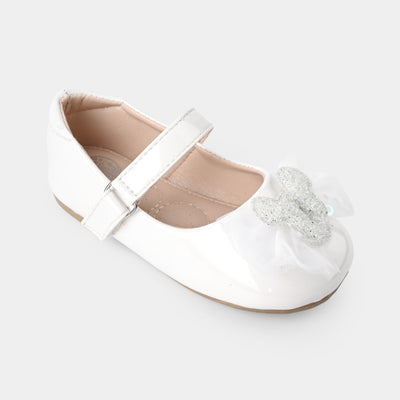 Girls Pumps 11-45-White