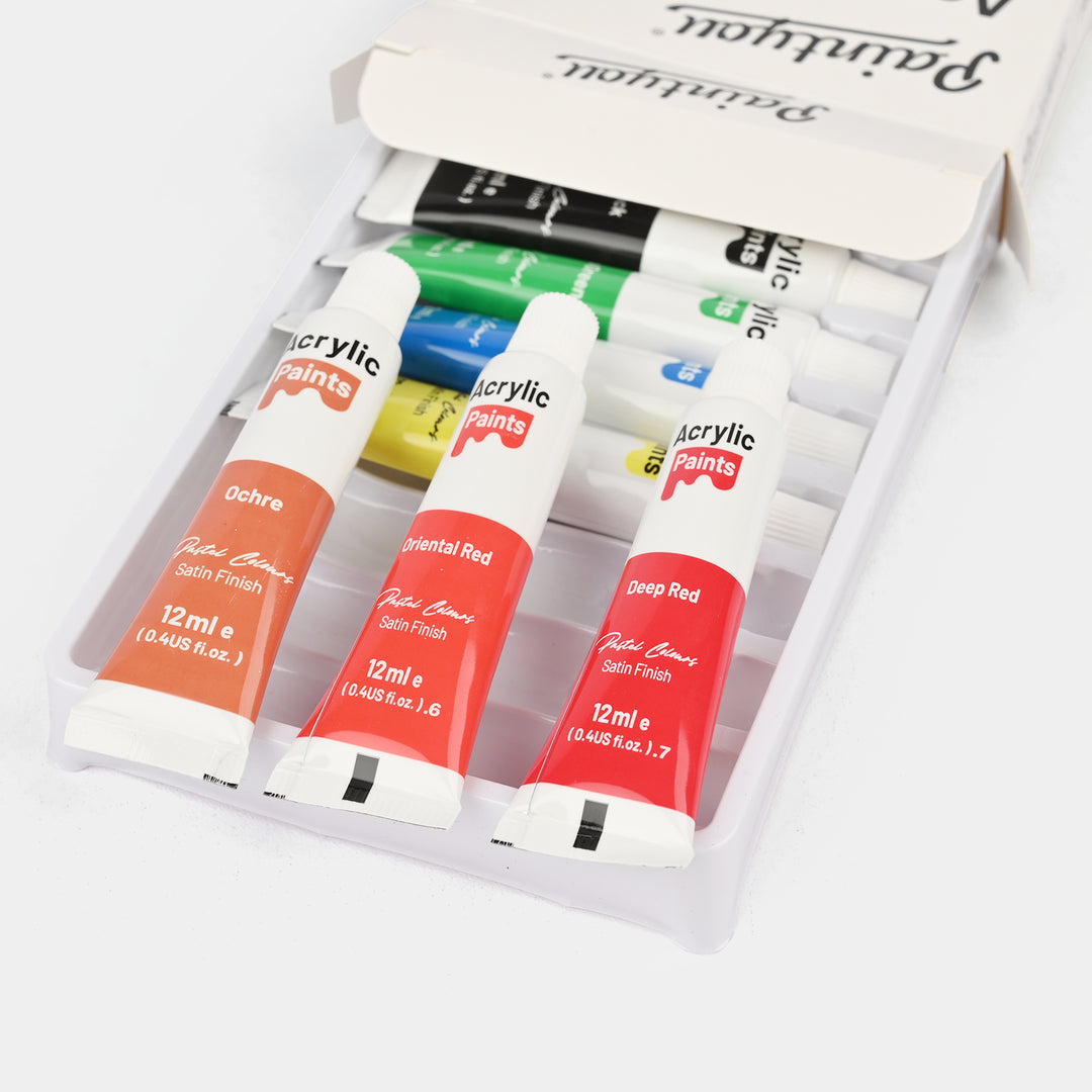 Acrylic Paints – Pastel Colours 8Pcs