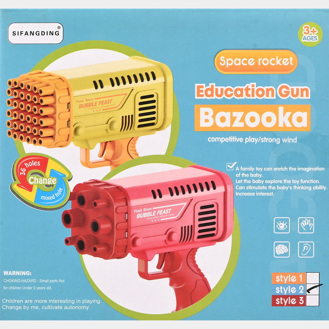 36 Hole Bubble Launcher For Kids