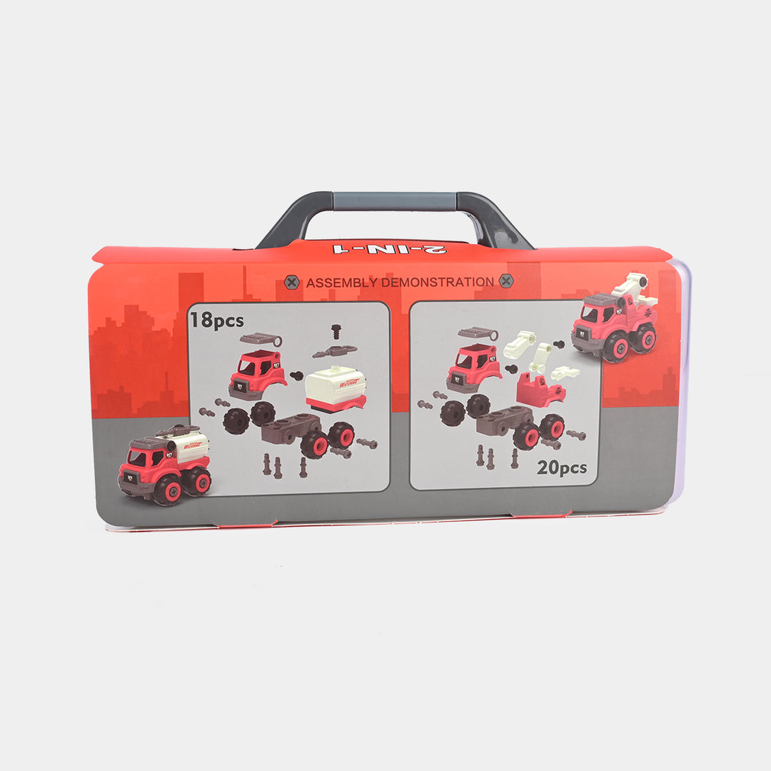 DIY 2-in-1 Truck Assembly Toy for Kids