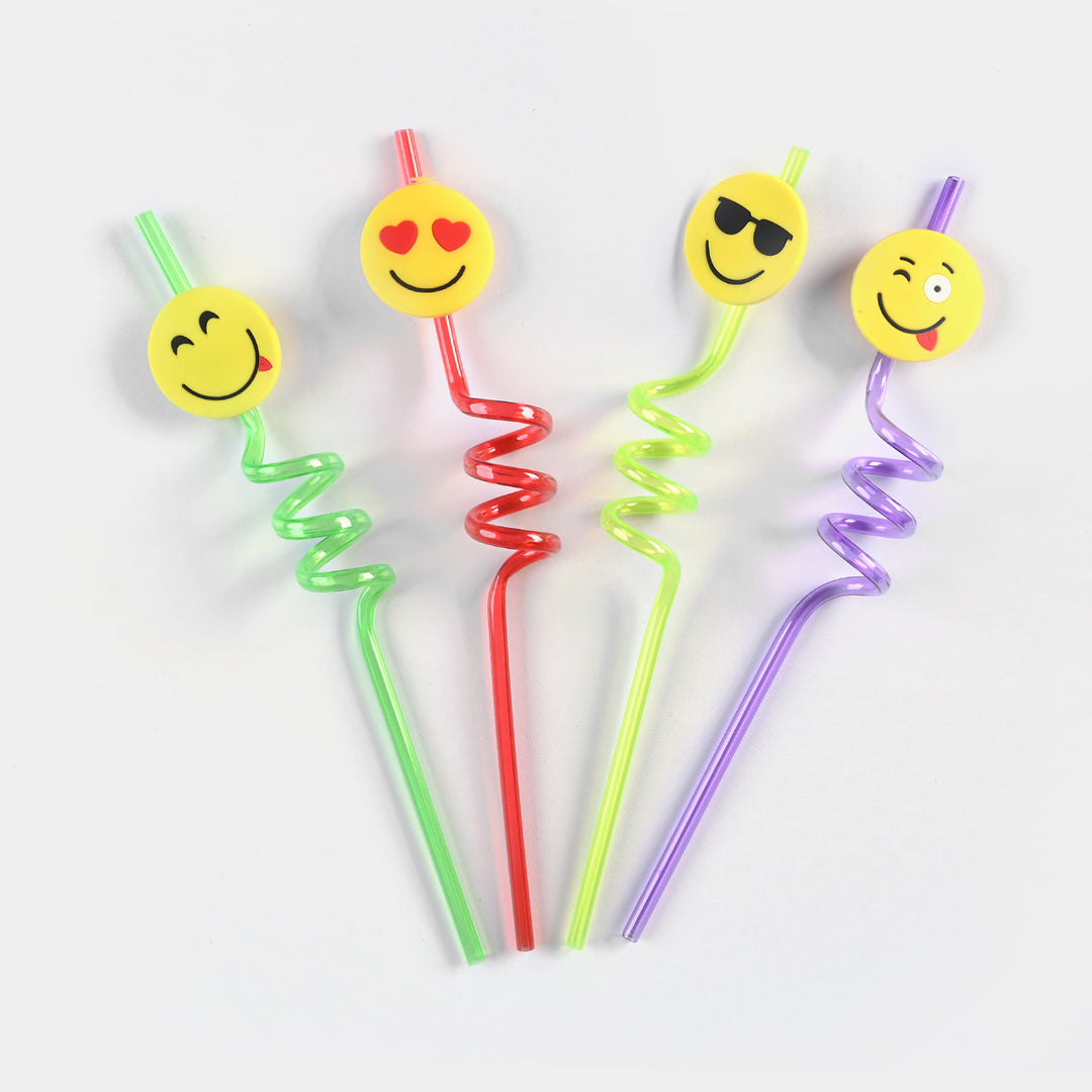 Spiral Fancy Straw 3D 4Pcs