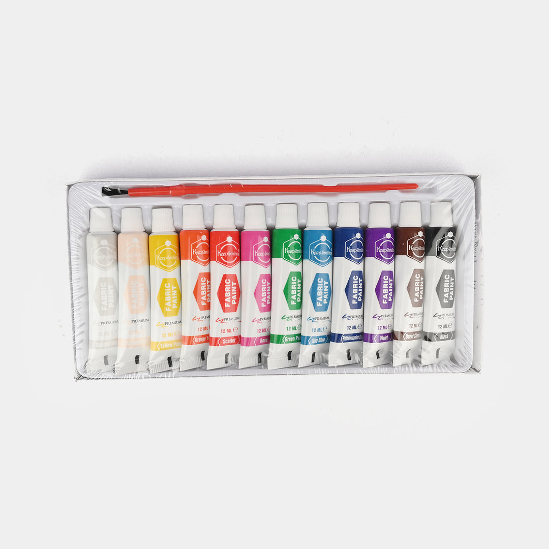 Fabric Paints - Pack Of 12